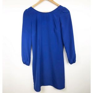 Boutique brand royal blue shift dress